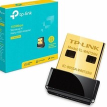 Brand NEW--TP-Link TL-WN725N 150Mbps Wireless-N Nano Usb Adatper - £17.56 GBP