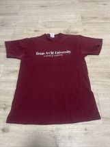 Texas A&amp;M University Aggies Shirt Size M Red Traditions Mens Vtg - $8.95