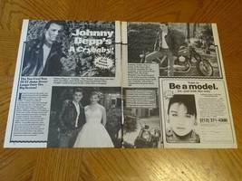 Johnny Depp teen magazine pinup clipping Cry Baby - £1.17 GBP