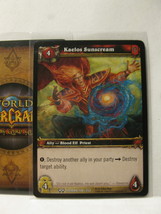 (TC-1495) 2008 Warcraft Trading Card #158/252: Kaelos Sunscream - $1.00