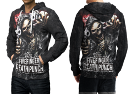 5 finger death punch 3D Print Hoodie Sweatshirt For Men - £39.34 GBP
