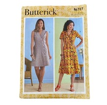 Butterick Dress Pattern B6727 New Uncut Size AS 6 8 10 12 Fit to Flare B... - $147.62 MXN