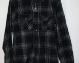 Inc International Concepts Deep Black Plaid It List Cord Shirt FN552540 ... - $29.69