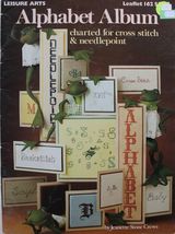 Alphabet Album, Charted For Cross Stitch &amp; Needlepoint (Leisure Arts) by Crews - £5.46 GBP