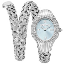 Just Cavalli Women&#39;s Twined Blue Dial Watch - JC1L305M0015 - £116.11 GBP