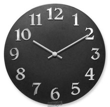 Stoneberry-Vogue Resin Wall Clock 11-3/4 Diameter Quartz Movement Resin - £34.45 GBP