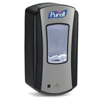 PURELL LTX-12 Touch-Free Hand Sanitizer Dispenser, Chrome/Black, for 1200 mL PUR - £51.15 GBP