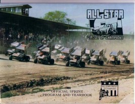 All Star Circuit of Champions Sprint Program and Yearbook 1986 - £37.38 GBP