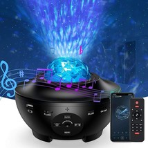 Night Light Projector 3 in 1 Galaxy Star Projector w/LED Bluetooth Speaker - £19.25 GBP