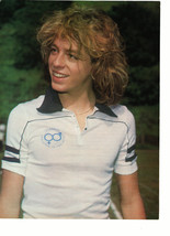 Leif Garrett teen magazine pinup clipping white soccer shirt outside 1970's  - $3.50