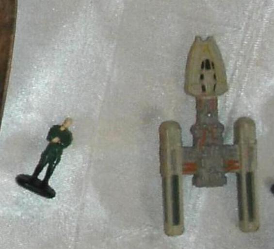 Star Wars Galoob Micro Machines Lot GRAND MOFF TARKIN and Y-Wing fighter - £12.57 GBP