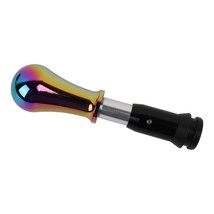 Universal Neo Chrome Aluminum Racing Automatic Gear Shift Knob Shifter E... - £14.07 GBP