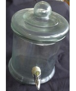 Beautiful Clear Glass Beverage Dispenser – GDC – CLASSY DESIGN – WORKS G... - $95.06 CAD