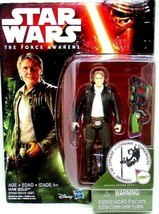 Star Wars, Han Solo, The Force Awakens With Accessories, Hasbro - £21.75 GBP