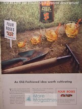 Rare 1943 Esquire Advertisement Ad Four Roses Whiskey! Wwii Era - £3.47 GBP