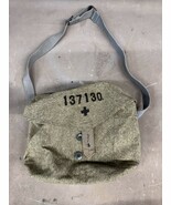 Vintage Swiss Army Military Crossbody Medic Pouch Bag Salt &amp; Pepper Hips... - $74.50