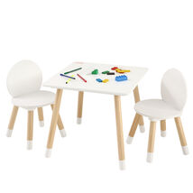 VEVOR Kids Table and 2 Chairs Set, Toddler and Chair Set, 1 Table and 2 ... - €51,41 EUR