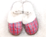 Joyful Beautiful Plaid Fur Lined Slippers (Size Small / 5-6) Multicolore... - $16.69