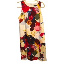 Maia Lightweight Lined Sleeveless Floral Dress Stretch Sz 10 M/L - $35.00