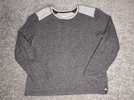 Tommy Bahama Sweater Mens Large Heather Gray Light Pullover Sweatshirt - $16.99