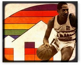 NBA Metal Sign Nate Archibald Houston Rockets Basketball Wall Art - $34.84 CAD