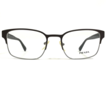 PRADA Eyeglasses Frames VPR 64R LAH-1O1 Square Tortoise Full Rim 53-19-145 - $111.98