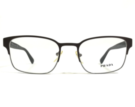 PRADA Eyeglasses Frames VPR 64R LAH-1O1 Square Tortoise Full Rim 53-19-145 - $111.98