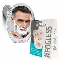 Fogless Shower Mirror for Shaving - Strong Suction, Razor Holder &amp; 360 Degree Ro - £26.55 GBP