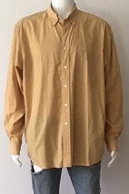 EDDIE BAUER Gold Small Check Pattern Button Down Shirt (Size LT) - £15.68 GBP