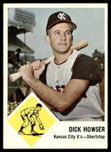 1963 Fleer #15 Dick Howser VG-EX-B108R12 - £23.68 GBP