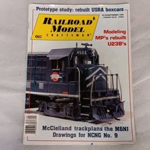 Railroad Model Craftsman Magazine September 1989 U23B&#39;s M&amp;NJ NCNG No 9 - $8.95