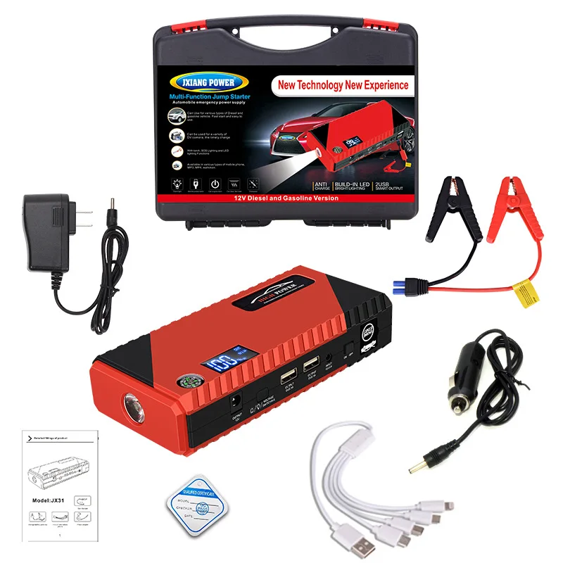 99800mah Car Jump ter Power Bank Outdoor Emergency t-up Multi-Function Cars Boos - £146.20 GBP