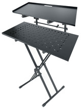 Rockville RKS42X 2-Tier X-Stand Keyboard or DJ Stand w/Quick Release+(2) Shelves - £188.64 GBP