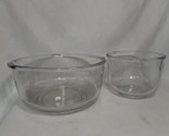 Oster Regency Kitchen Center 976 -02A Original Glass Mixing Bowls, Clear - £19.07 GBP