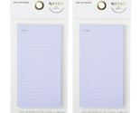 Noted by Post it Brand, Blue Lined Notes, 2.9 in. x 5.7 in, 1 Pad 100She... - $13.67