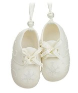 Hallmark Baby&#39;s First Christmas  Porcelain Baby Booties   No Date - £19.48 GBP