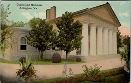 Arlington Virginia Custis-Lee Mansion Postcard U4 - £3.88 GBP