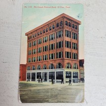 Vintage 1938 Postcard Rio Grande Natl Bank El Paso TX POSTED Ephemera - £9.32 GBP