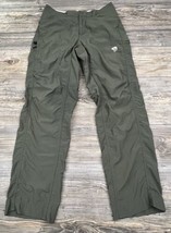 Mountain Hard Wear Men&#39;s Green Hiking Pants Nylon Sz. Small 31/31 - £16.42 GBP