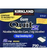 Kirkland Signature Quit Smoking Gum, 2 mg, 380 Count - $1,112.04 MXN