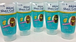 (5) Bikini Shave Gel, Sensitive Skin w/ Vitamin A&amp;E Aloe Moisturizing 5 oz Ea - £22.08 GBP