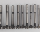 10 Piece Precision Shear Flat Forstner Drill Bit Assorted Lot - £30.22 GBP