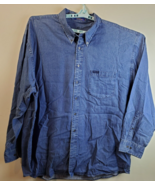 Pendleton Button Up Shirt Mens Size 2XL Blue Denim Lyocell Long Sleeve C... - £24.49 GBP