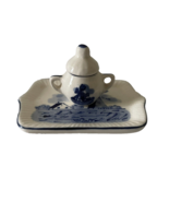 Miniature Delft Blue Tray Sugar Bowl Replacement Hand Painted Porcelain ... - £6.28 GBP