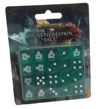 Warhammer 40K Idoneth Deepkin Dice Green White 20 x 16mm Sealed Brand New  - £26.78 GBP