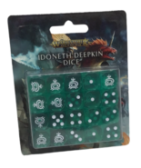 Warhammer 40K Idoneth Deepkin Dice Green White 20 x 16mm Sealed Brand New  - $33.61