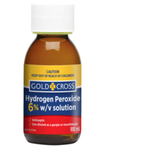 Gold Cross Hydrogen Peroxide 6% w/v 100mL Solution - $69.26