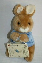 Eden Tale of Peter Rabbit 8" Baby Bunny Plush Stuffed Small Book Soft Toy 30320 - $19.35