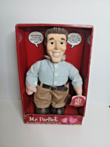 Vintage Mr. Perfect Doll 15.5&quot; Talking Husband Plush Romantic Phrases - £31.27 GBP