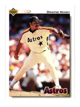 1992 Upper Deck #430 Dwayne Henry Houston Astros - £1.35 GBP